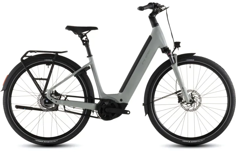 Cube Supreme Hybrid Deluxe One 600 eHybrid Bike in Ash Green