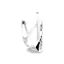 Cube Hpp Water Bottle Cage in White