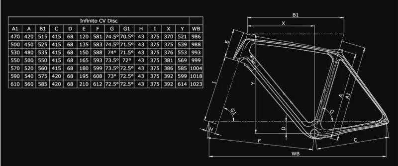  Bianchi Infinito CV Disc Rival AXS in 55cm-1