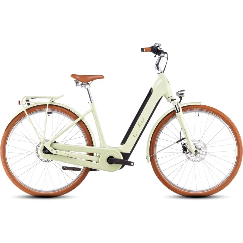 Cube Ella Hybrid 500 Electric Bike in Matcha Green/Green