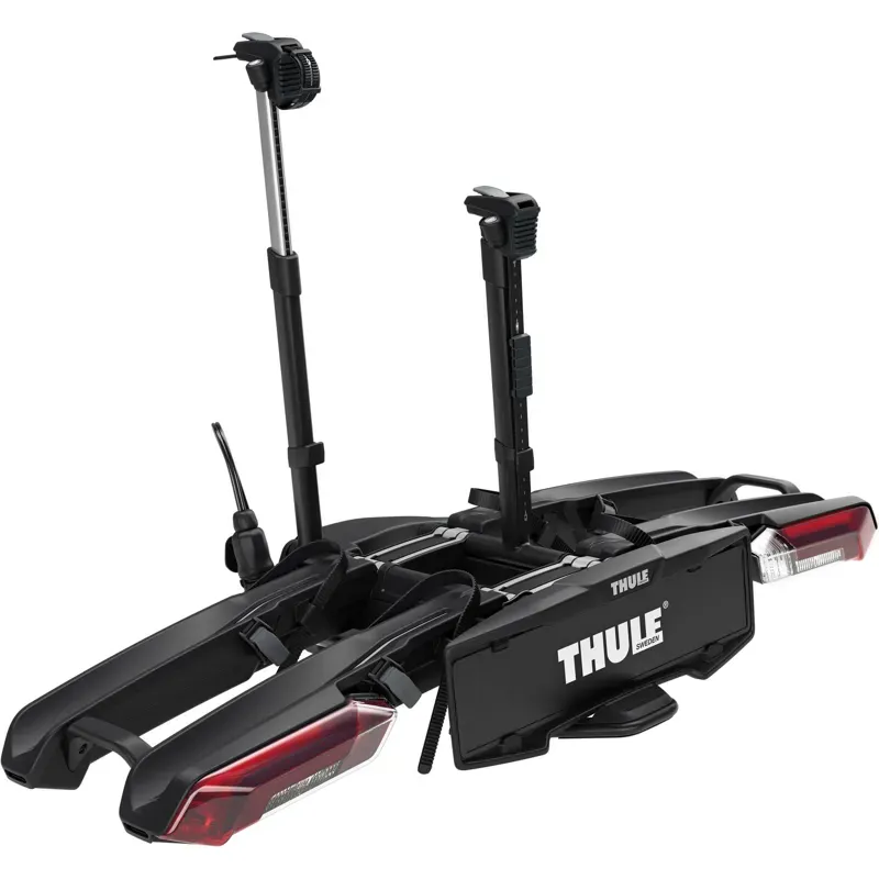 Thule Epos 2-Bike 13 pin Foldable Towbar Bike Rack in Black/Silver