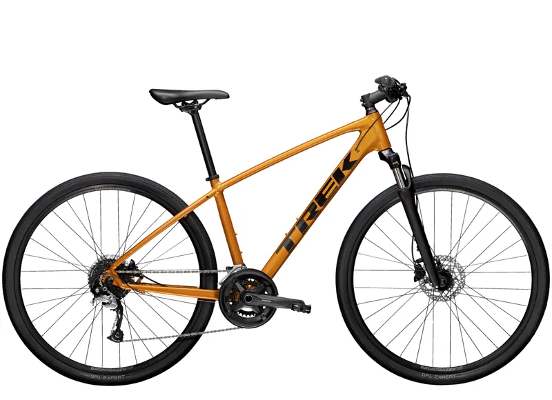 Trek Dual Sport 3 Hybrid Bike in Orange