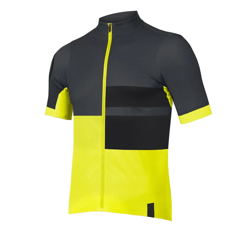 Endura FS260 Print S/S Jersey in Hi-Viz Yellow