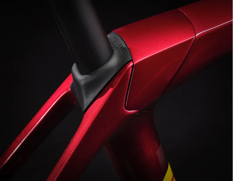 Trek Domane SLR 7 Road Bike in Metallic Red Smoke/Blue Smoke Fade-5