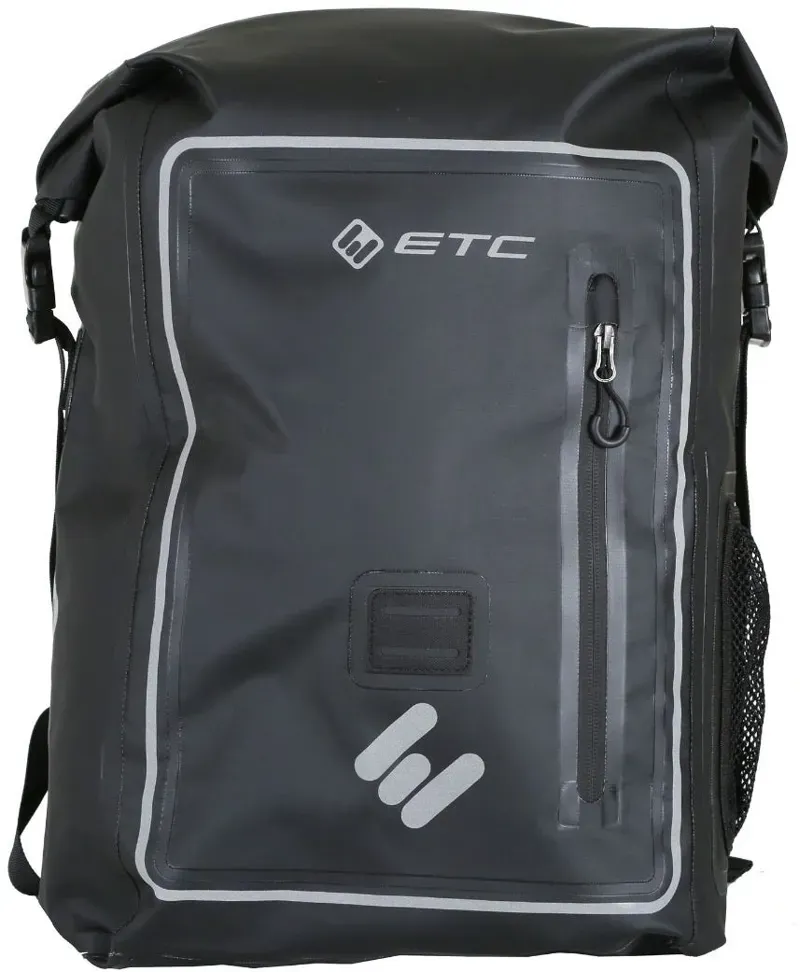 ETC Arid Waterproof 25-litre Roll Top Backpack in Black