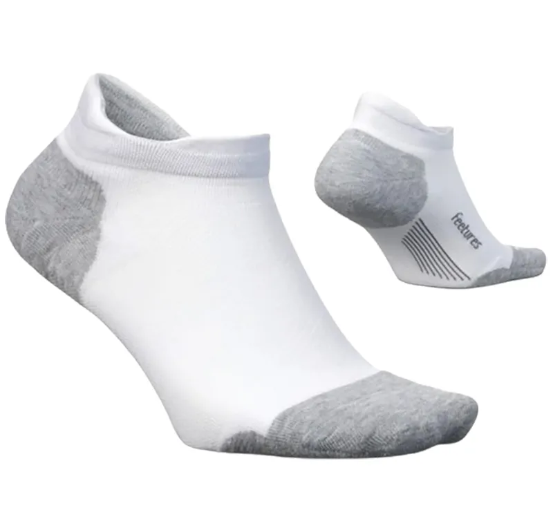 Feetures Elite Light Cushion No Show Tab White-1