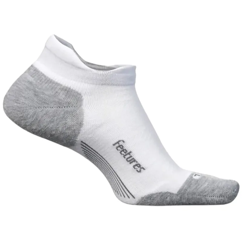 Feetures Elite Light Cushion No Show Tab White