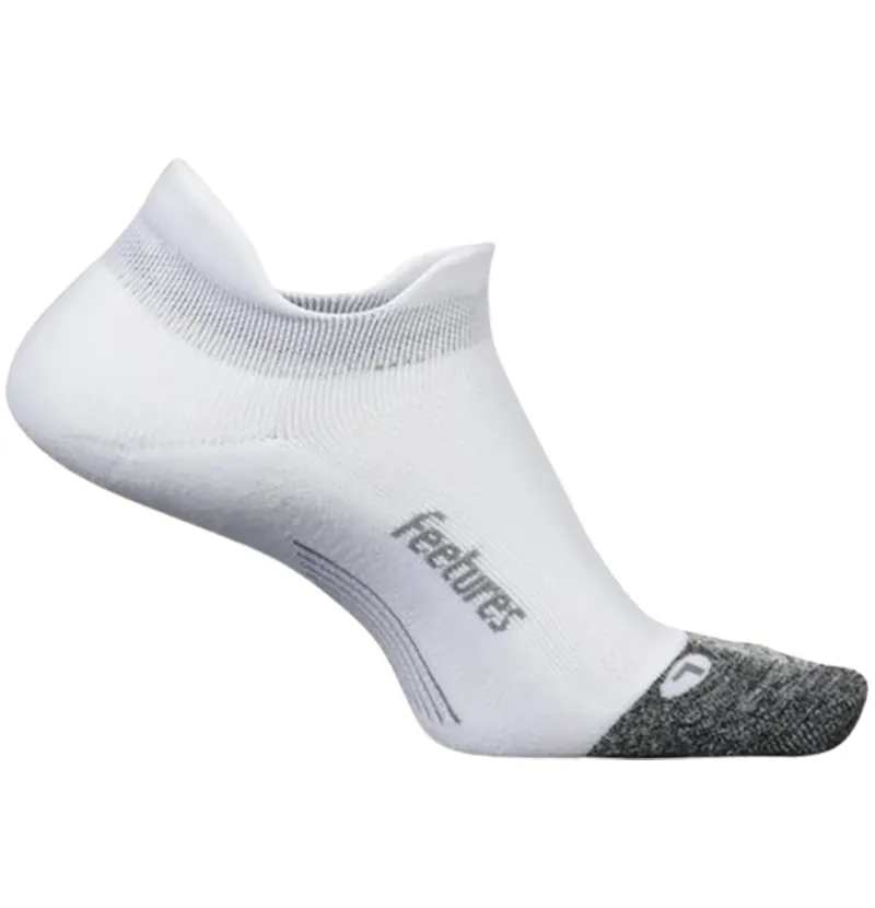 Feetures Elite Light Cushion No Show Tab White