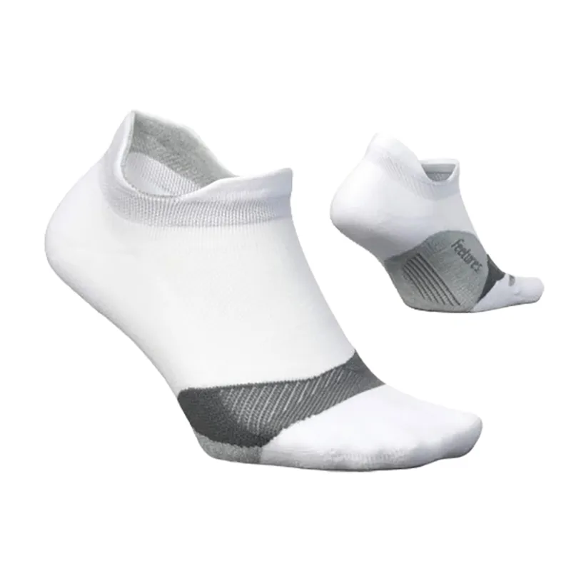 Feetures Elite Light Cushion No Show White-1