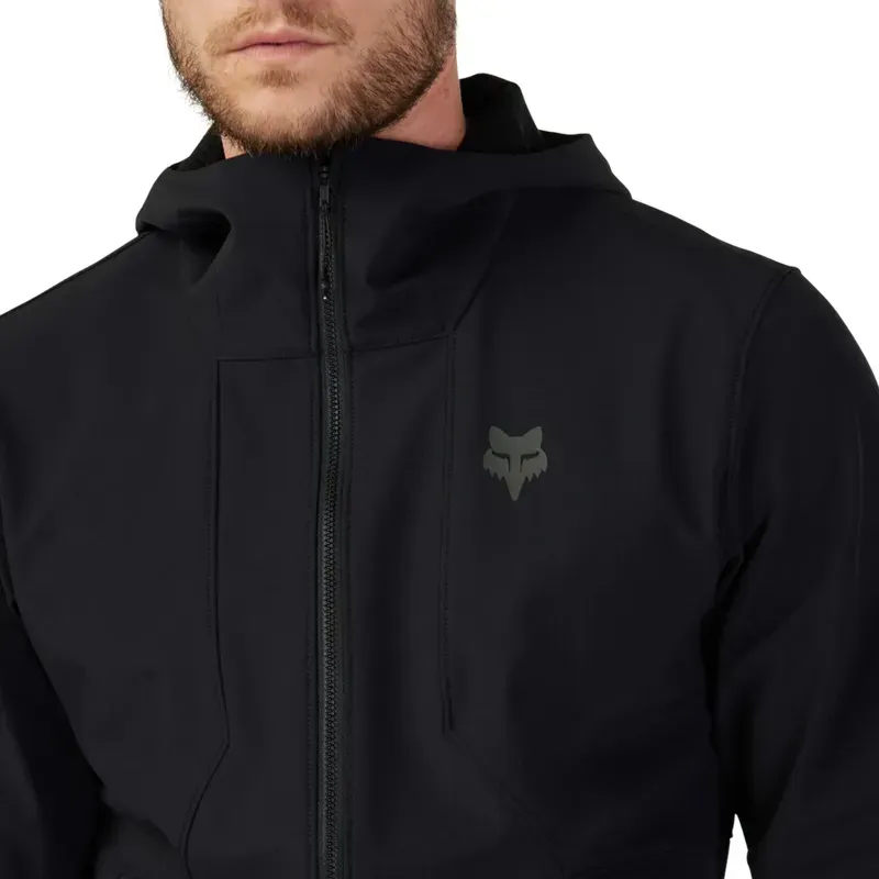 Fox Ranger Fire Hoodie in Black-5