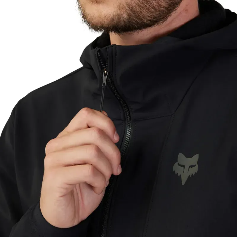 Fox Ranger Fire Hoodie in Black-6