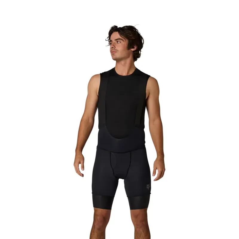 Fox Tecbase Liner Bib Shorts in Black-2