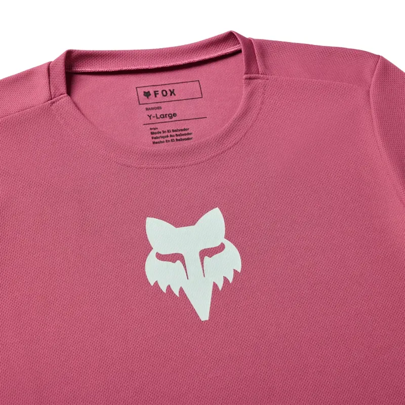 Fox Youth Ranger Fox Head Jersey in Berry-2