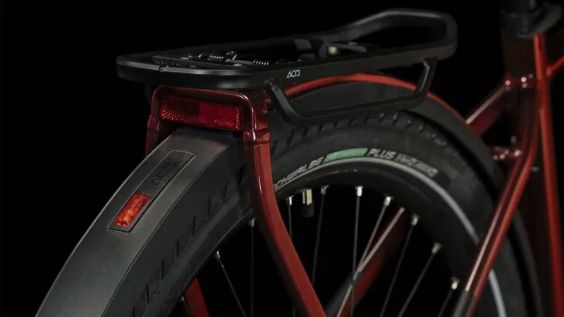 Cube Touring Hybrid EXC 625 eBike in Red/White-3