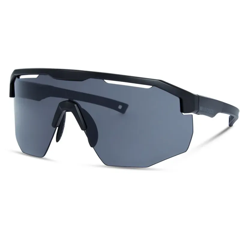 Madison Cipher Black Mirror Lens Sunglasses in Black