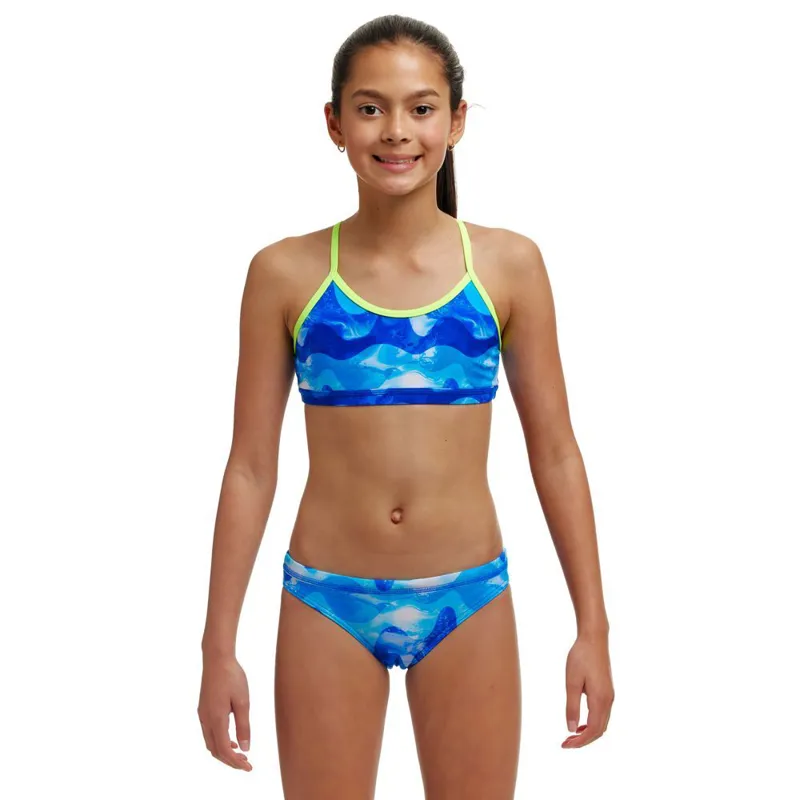 Funkita Girls Racerback Two Piece Dive In-1