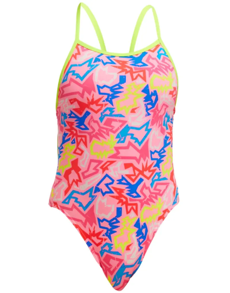 Funkita Girls Single Strap One Piece Rock Star