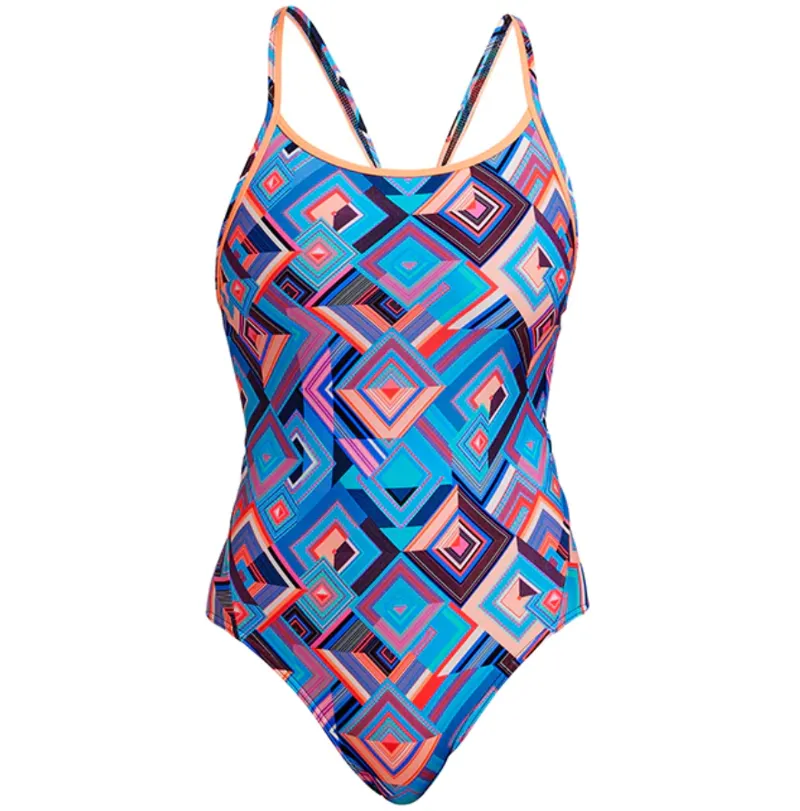 Funkita Ladies Diamond Back One Piece Boxed Up