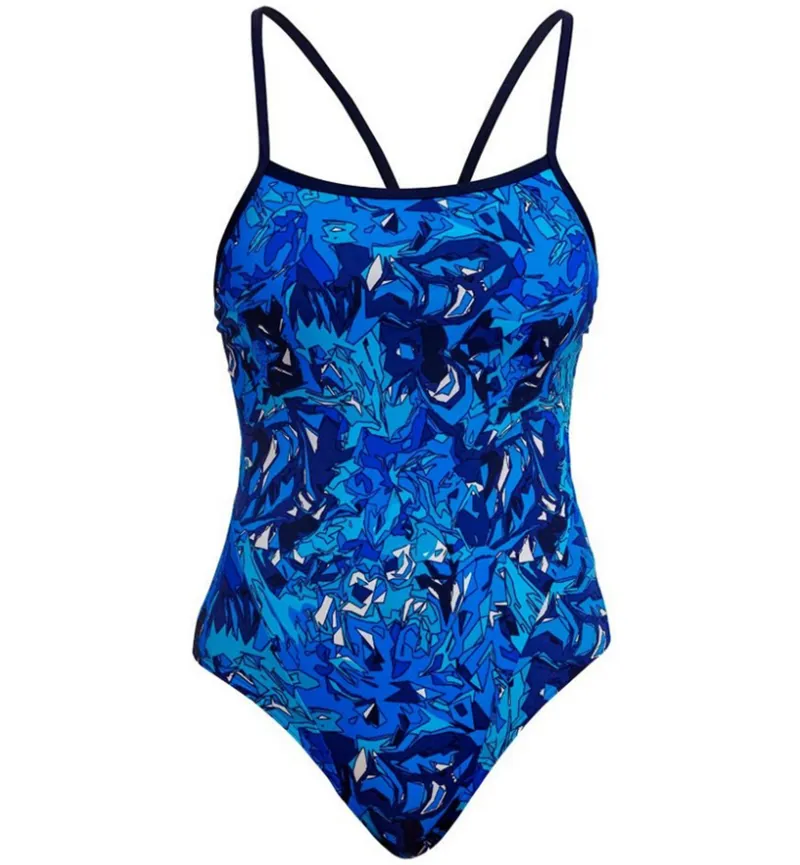 Funkita Ladies Single Strap One Piece True Bluey