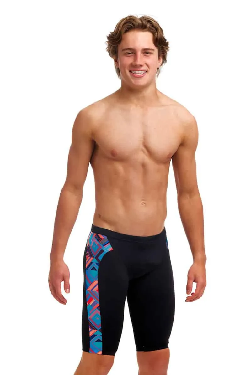 Funky Trunks Boys Training Jammers Boxed Up-4