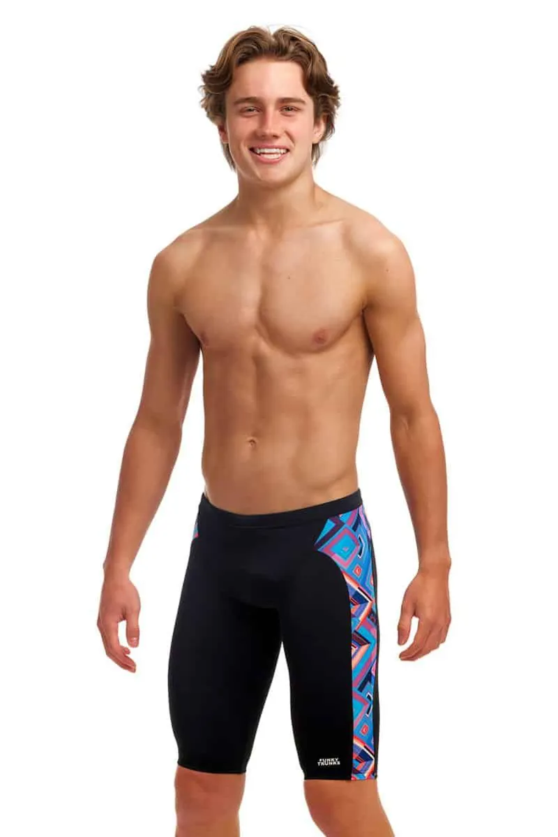 Funky Trunks Boys Training Jammers Boxed Up-2