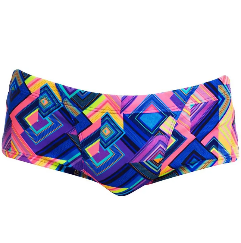 Funky Trunks Men's Classic Trunks Be Square