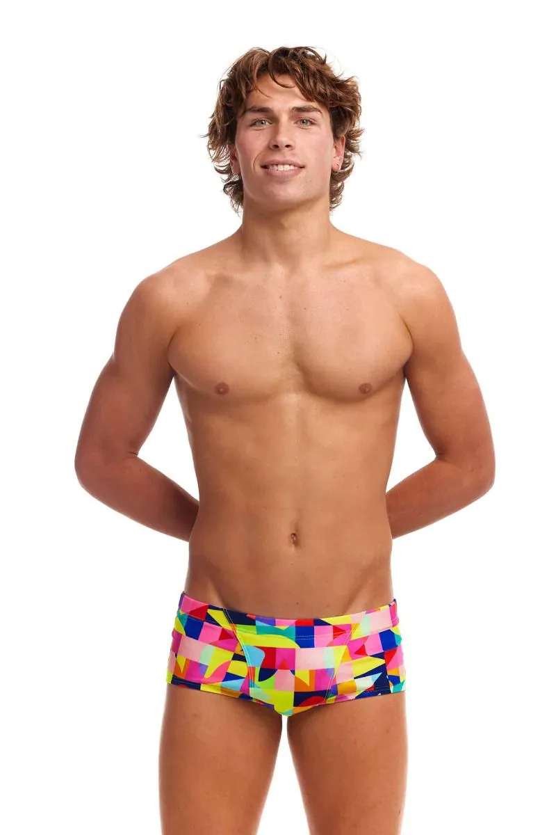 Funky Trunks Men's Classic Trunks On The Grid-1