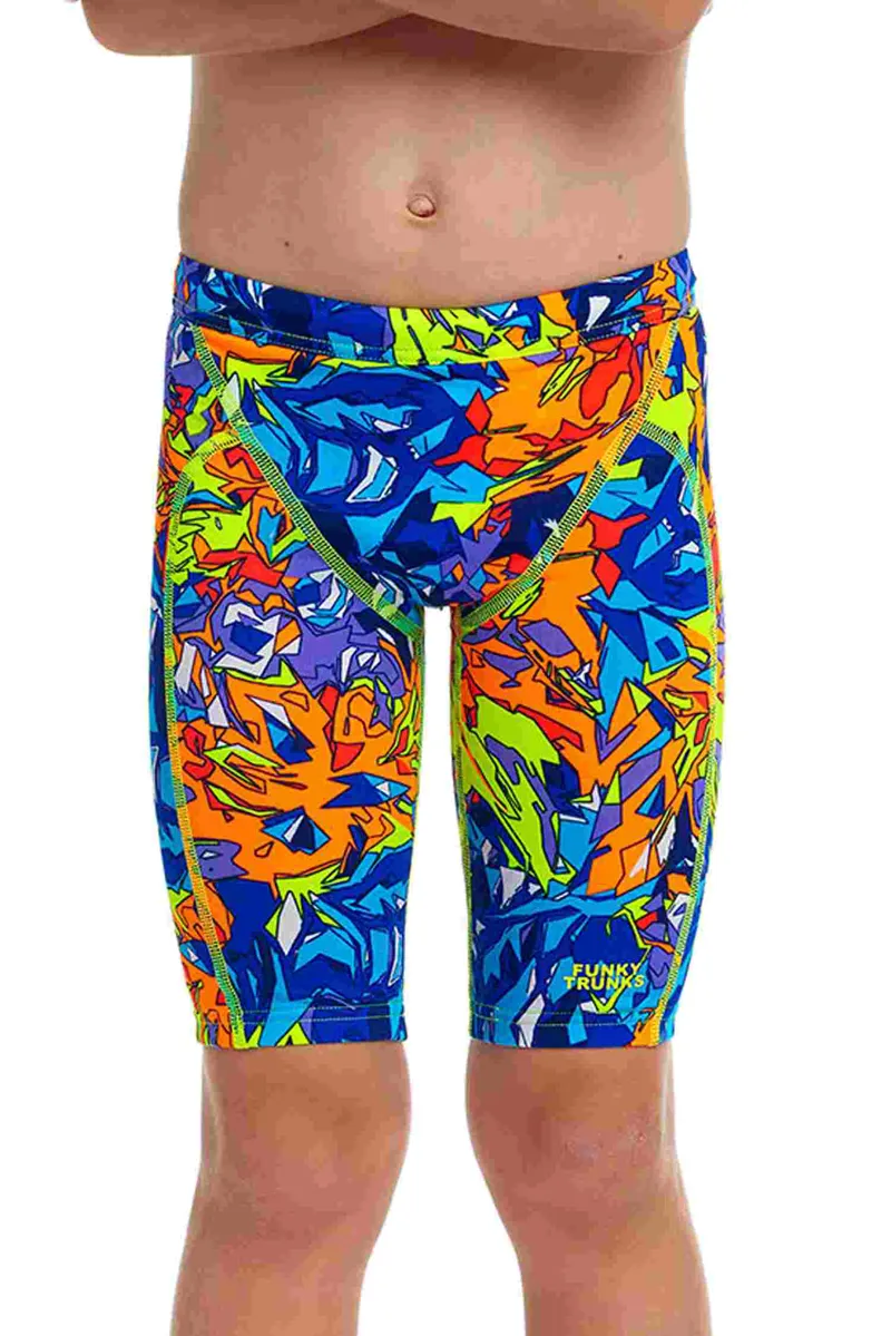 Funky Trunks Toddler Boys Printed Trunks Mixed Mess-1