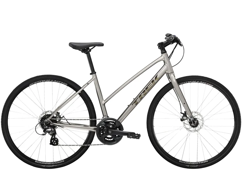 Trek FX 1 Stagger Disc Hybrid Bike in Metallic Gunmetal