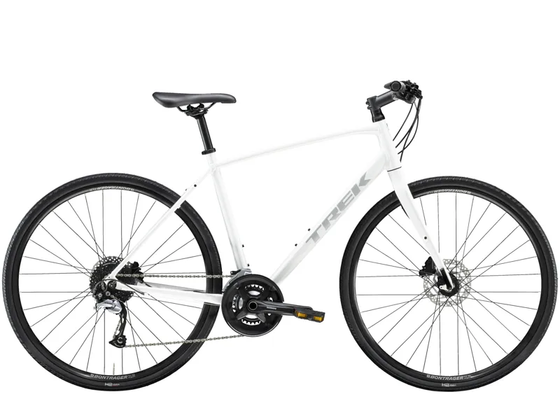 Trek FX 3 Disc Mens Hybrid Bike in White