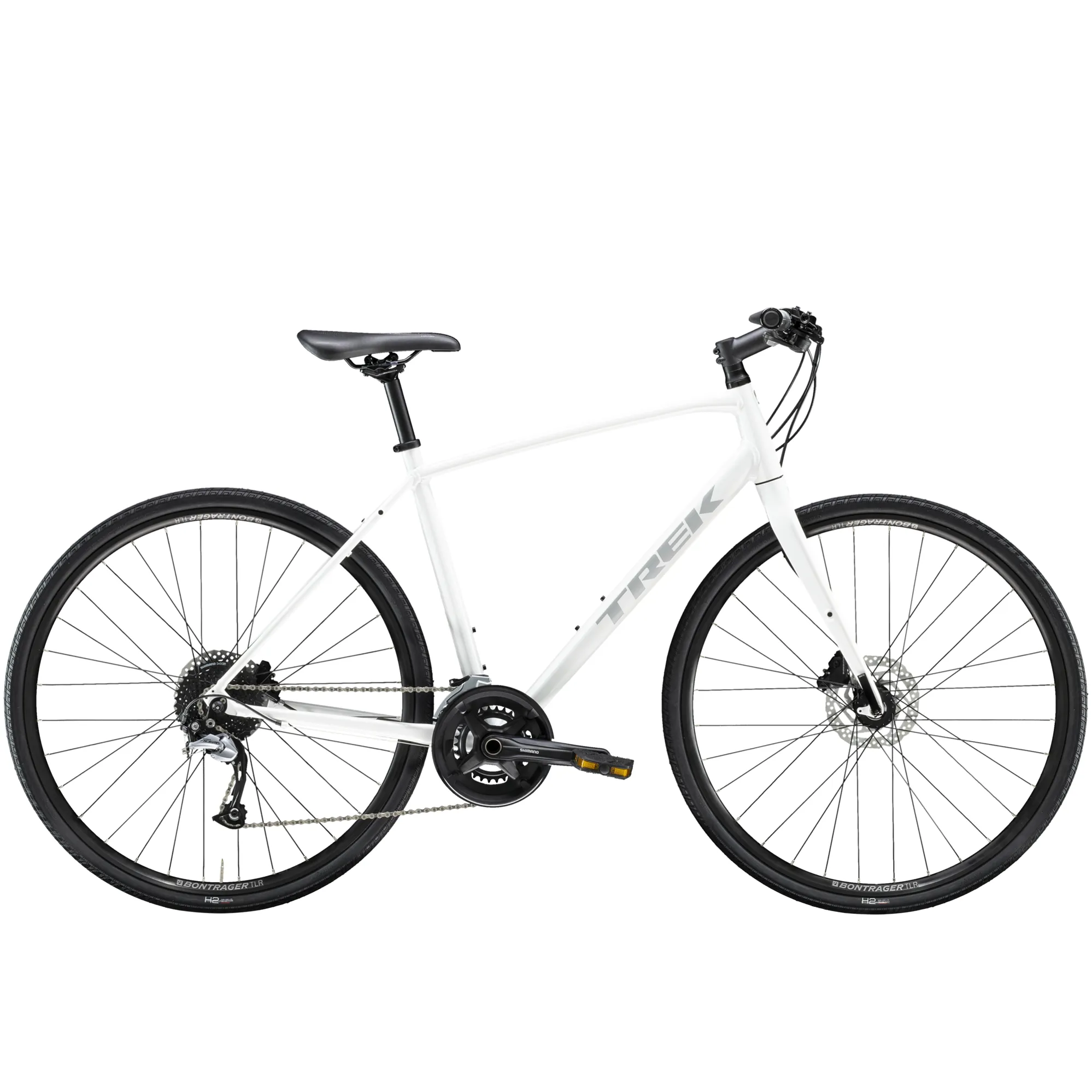 men's trek bicycles FX Sport 4 Carbon L Matte Onyx Carbon ear grin Dual Sport 1 - Trek