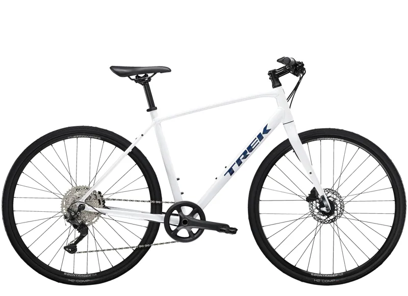 Trek FX 3 Disc Hybrid Bike in Crystal White