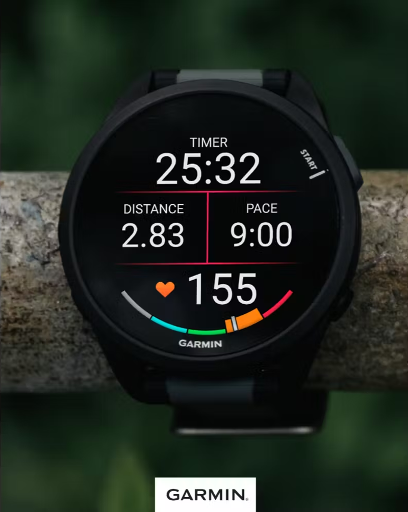 Garmin Forerunner 165 Music Black and Slate Grey-1