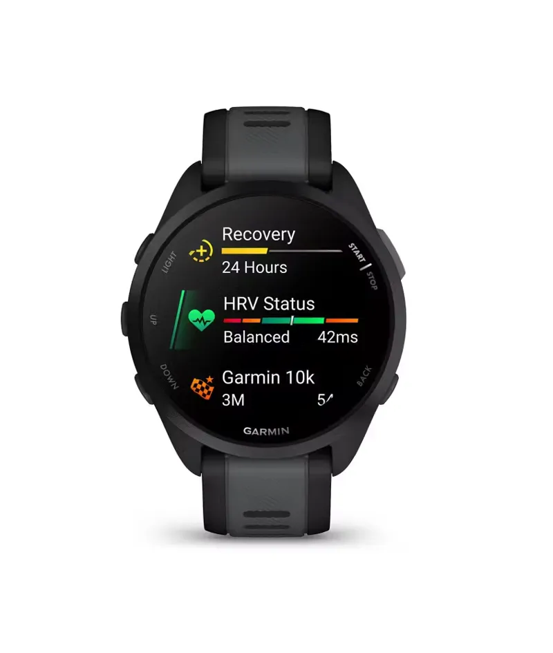 Garmin Forerunner 165 Black and Slate Grey