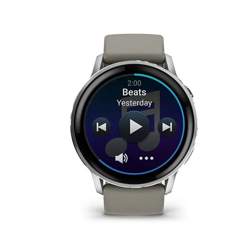 Garmin Venu 4 45 mm Silver with Silver Gray Silicone Band-3