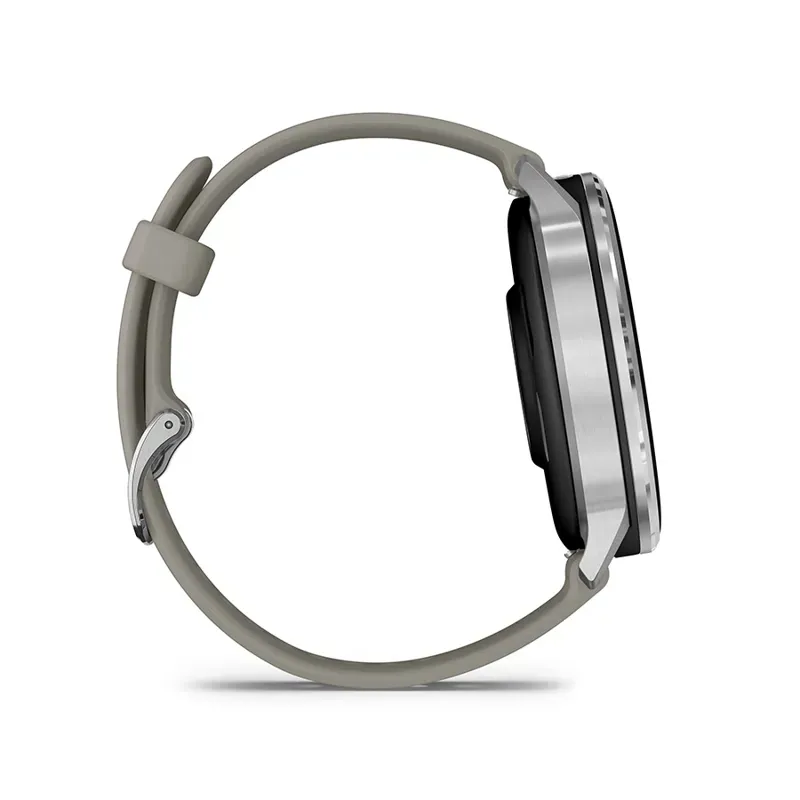 Garmin Venu 4 45 mm Silver with Silver Gray Silicone Band-4