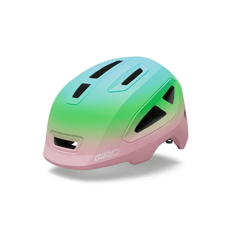 Giro Scamp II Youth Helmet in Light Pink/Vivid Green