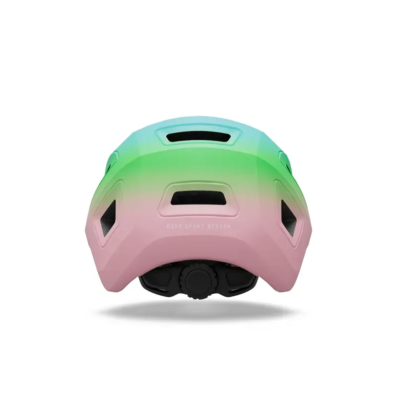 Giro Scamp II Youth Helmet in Light Pink/Vivid Green-3