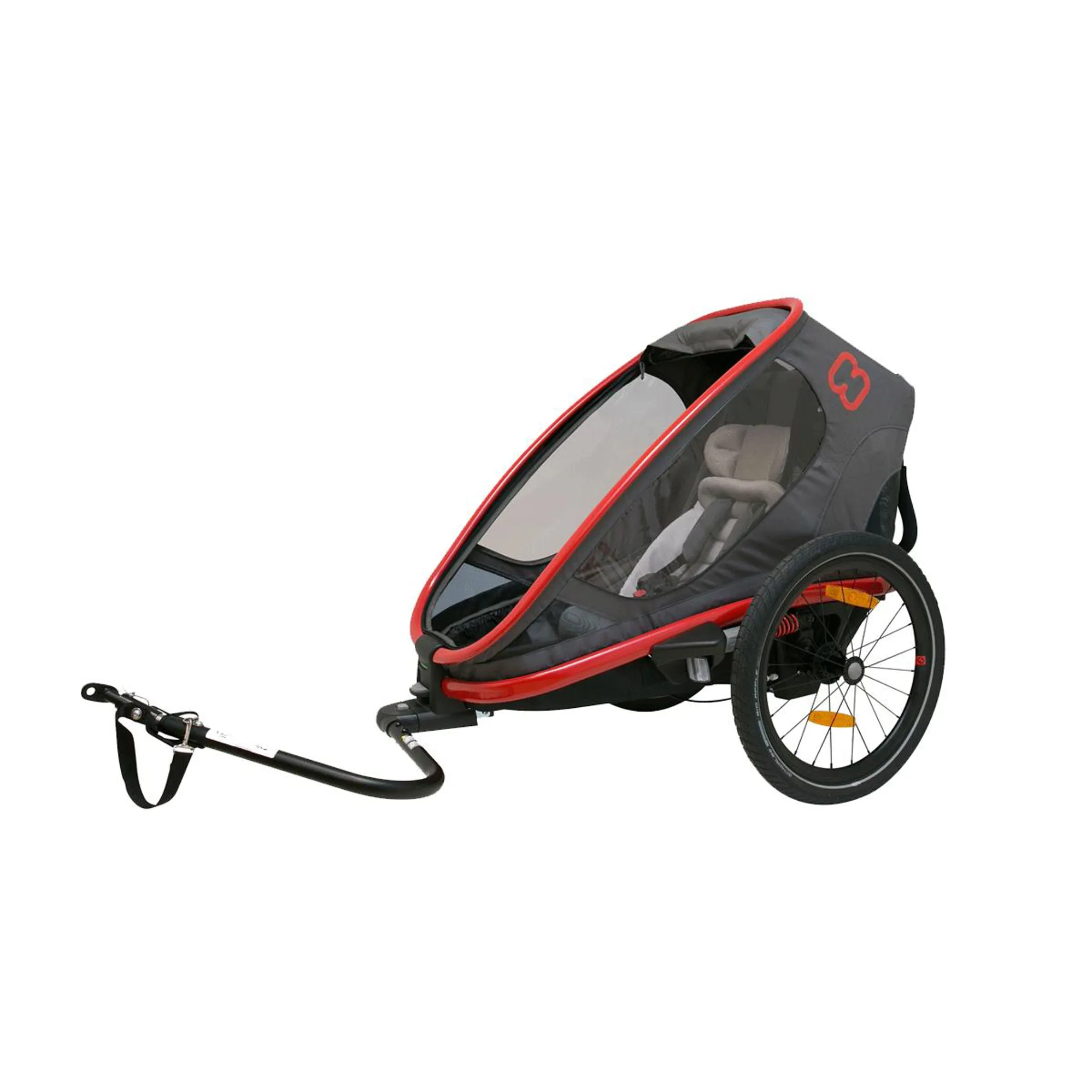 Hamax Outback One Child Bike Trailer in Black - Main Image
