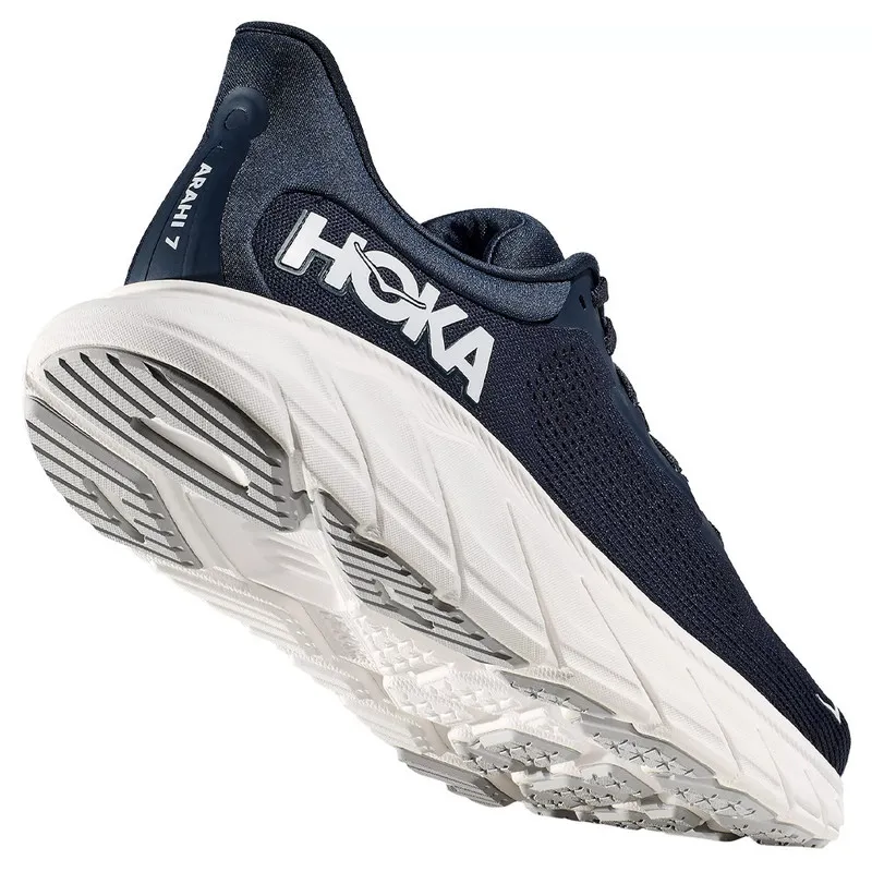 Hoka One One Men's Arahi 7 WIDE Outer Space/White-4