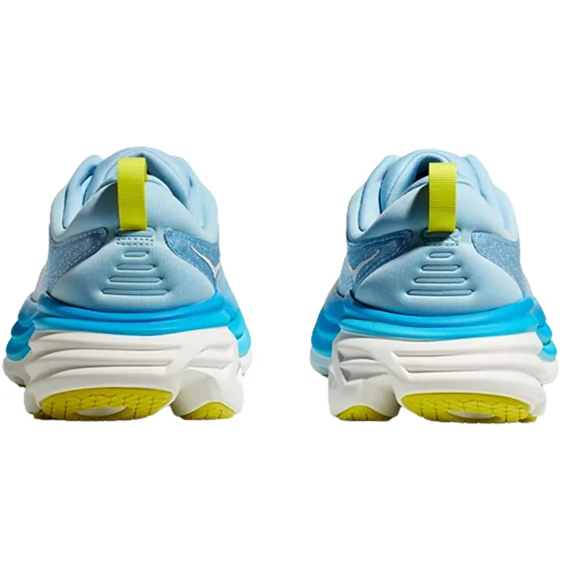 Hoka One One Men's Bondi 8 Running Shoes Airy Blue/Diva Blue-5