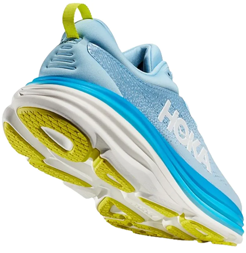 Hoka One One Men's Bondi 8 Running Shoes Airy Blue/Diva Blue-4