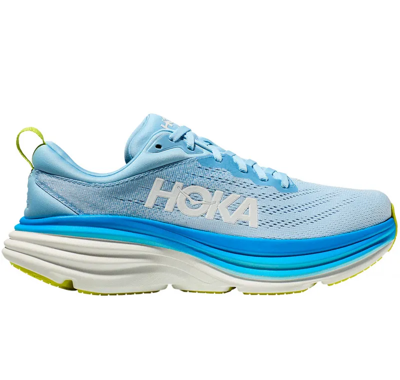 Hoka One One Men's Bondi 8 Running Shoes Airy Blue/Diva Blue