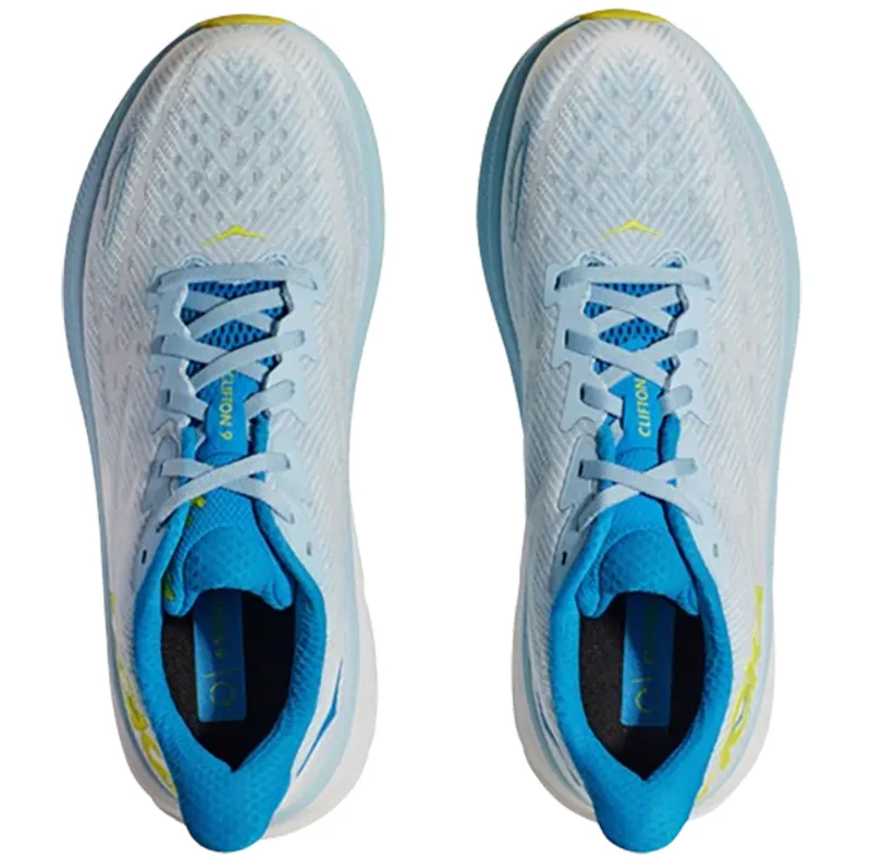 Hoka One One Men's Clifton 9 Ice Water/Evening Primrose-6
