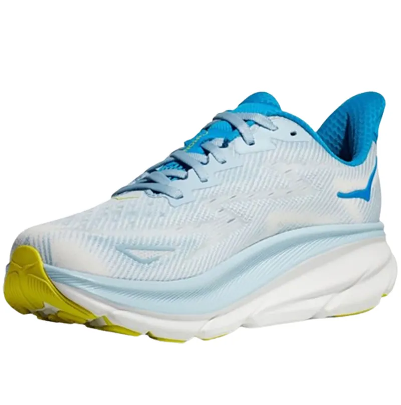 Hoka One One Men's Clifton 9 Ice Water/Evening Primrose-3