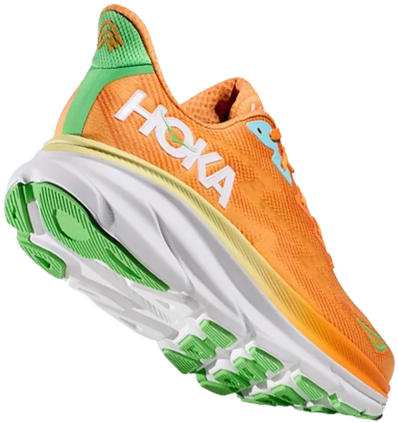 Hoka One One Men's Clifton 9 Running Shoes Solar Flare/Sherbet-4
