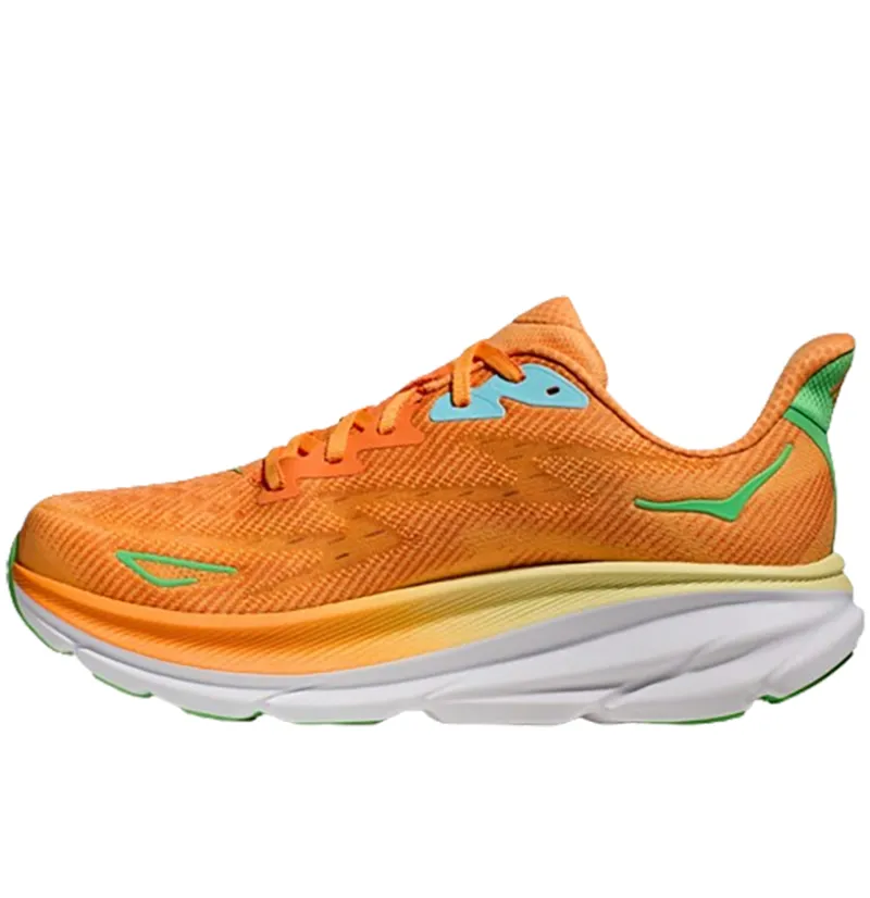 Hoka One One Men's Clifton 9 Running Shoes Solar Flare/Sherbet-1