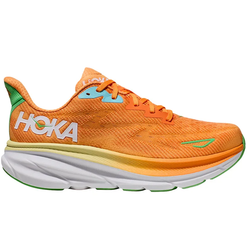 Hoka One One Men's Clifton 9 Running Shoes Solar Flare/Sherbet