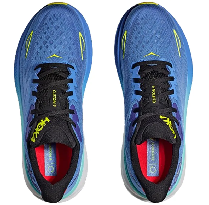 Hoka One One Men's Clifton 9 Running Shoes Virtual Blue/Cerise-6