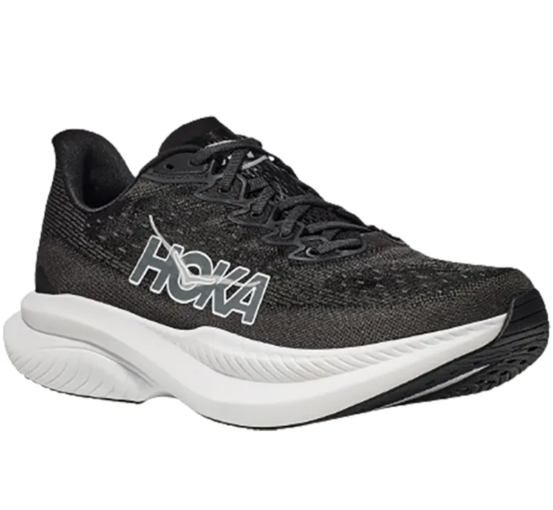 Hoka One One Men's Mach 6 WIDE Black/White-2